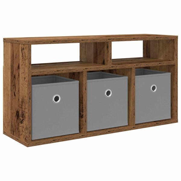 Lowboard mit Schubladen Altholz 72 x 22,5 x 38 cm