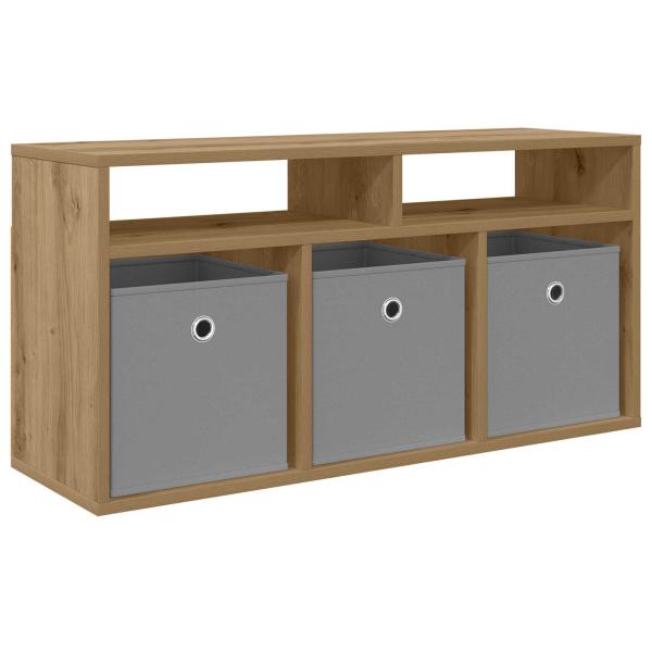 Lowboard 87 x 27,5 x 43 cm Artisan-Eiche
