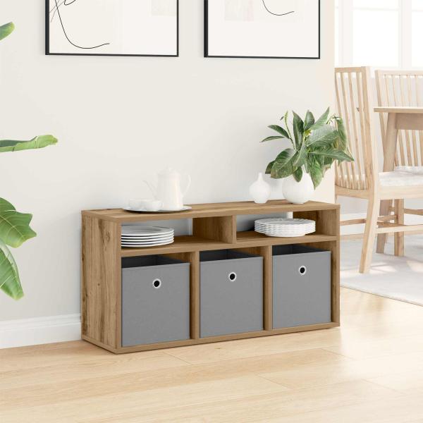 Lowboard 87 x 27,5 x 43 cm Artisan-Eiche