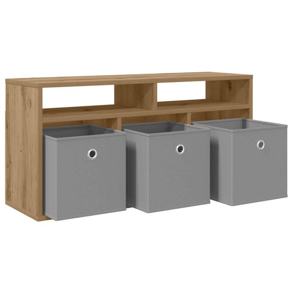 Lowboard 87 x 27,5 x 43 cm Artisan-Eiche