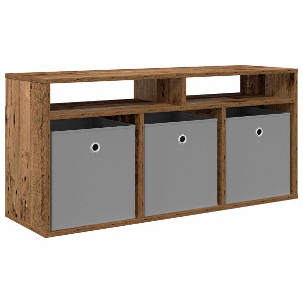 Lowboard mit Schubladen Altholz 102 x 32 x 48,5 cm