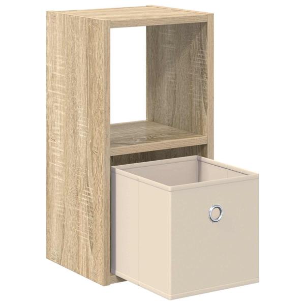 Nachttisch 2 stk. Sonoma-Eiche 25,5 x 22 x 49,5 cm