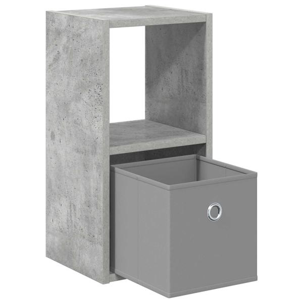 Nachttisch Beton Grau 25,5 x 22 x 49,5 cm Holzwerkstoff