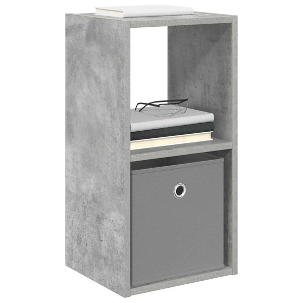 Nachttisch 2 stk. Beton Grau 30,5 x 27 x 59,5 cm Holzwerkstoff