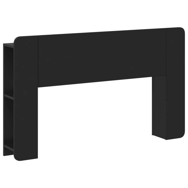 Kopfteil Schrank Schwarz 135 x 18,5 x 80 cm Holzwerkstoff