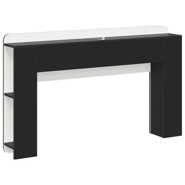 Kopfteil Schrank Schwarz 135 x 18,5 x 80 cm Holzwerkstoff