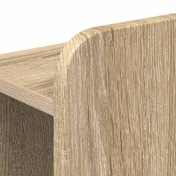 Kopfteil Schrank mit Speicher Sonoma Holzwerkstoff