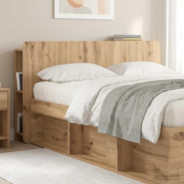 ARDEBO.de - Kopfteil Schrank Artisan-Eiche Holzwerkstoff