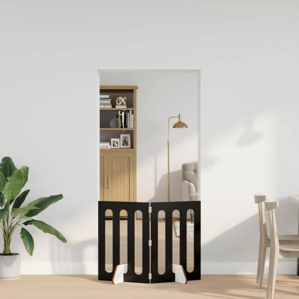 ARDEBO.de - Faltbarer Haustierzaun 2 stk. 100,5 x 38 x 70 cm