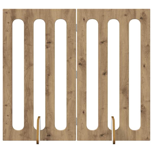 Faltbarer Haustierzaun 2 stk. 100,5 x 38 x 90 cm