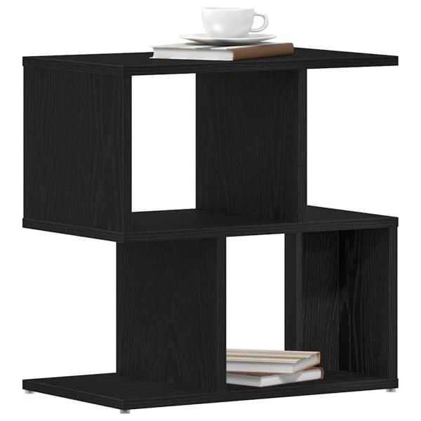Nachttisch Schwarz Eichen-Optik 50 x 30 x 51,5 cm Holzwerkstoff