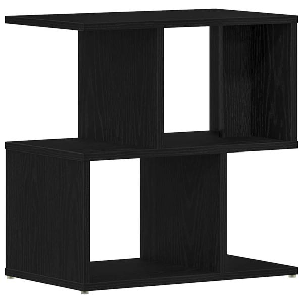 Nachttisch Schwarz Eichen-Optik 50 x 30 x 51,5 cm Holzwerkstoff