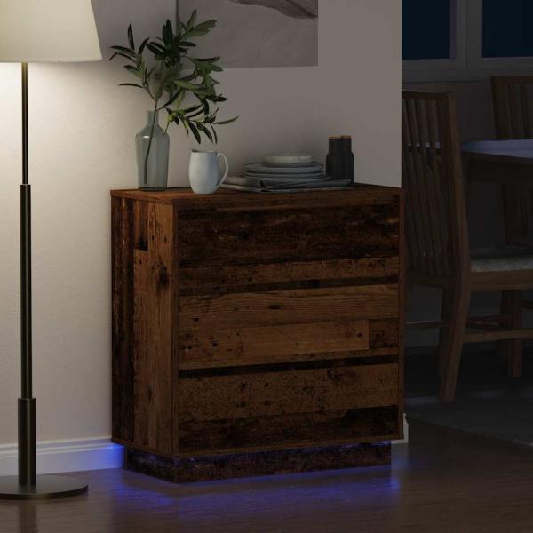 Nachttisch Altholz 71 x 34,5 x 75 cm Holzwerkstoff