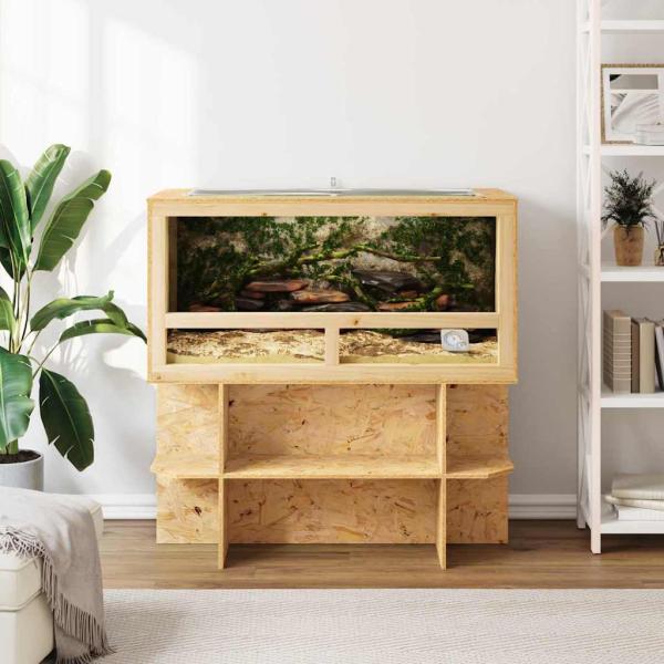 Terrarium Braun 100 x 50 x 50 cm OSB