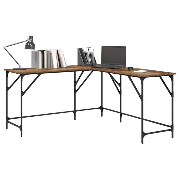 Schreibtisch Altholz Holzwerkstoff 149 x 149 x 75 cm