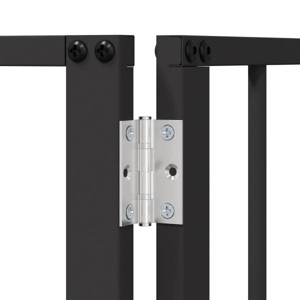 Hundetor 10 stk. Schwarz 60 x 80 cm Verzinkter Stahl