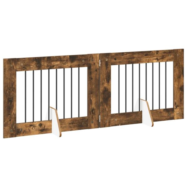 Klappbares Hundetor mit Ständern 2 stk. 160,5 cm