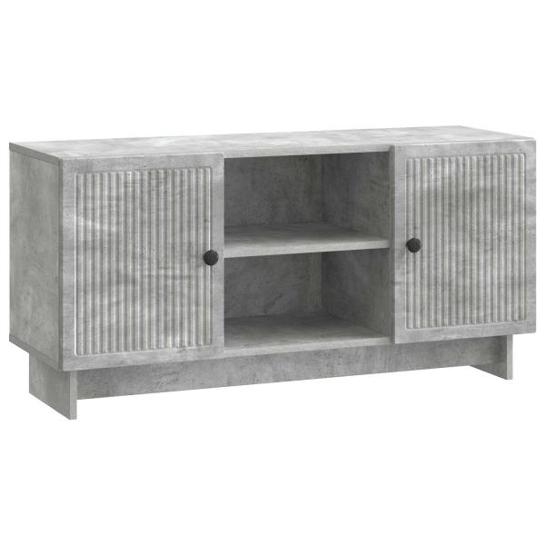 TV-Schränk 102 x 34,5 x 50 cm Betongrau Holzwerkstoff