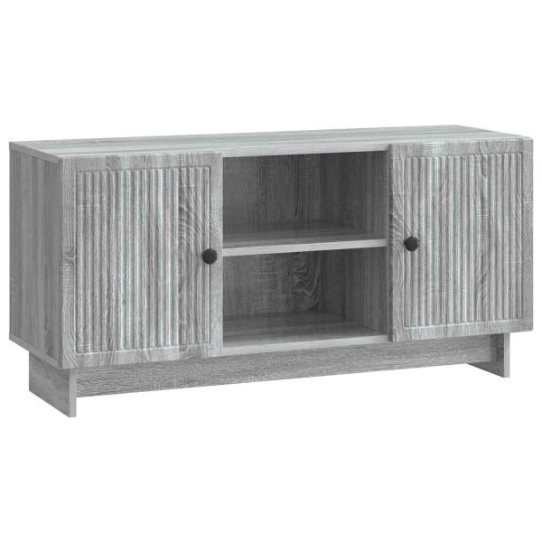 TV-Schränk 102 x 34,5 x 50 cm Grau Sonoma Holzwerkstoff