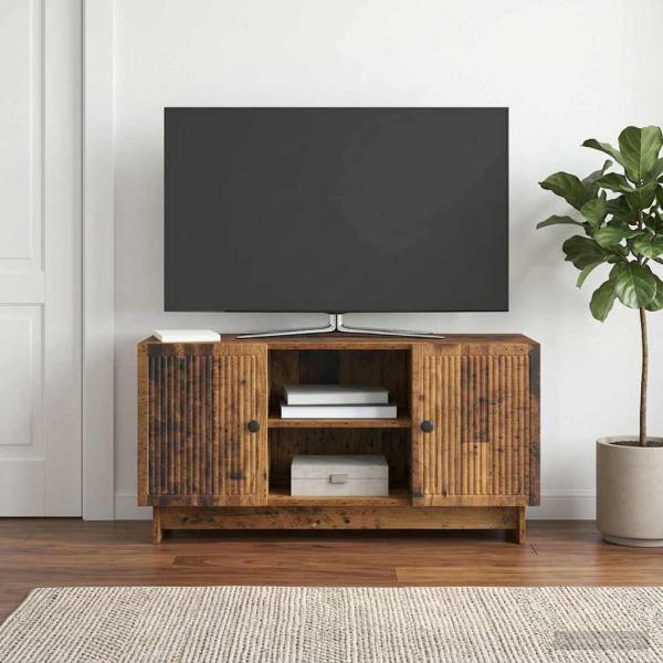ARDEBO.de - TV-Schränk 102 x 34,5 x 50 cm Altholz Holzwerkstoff