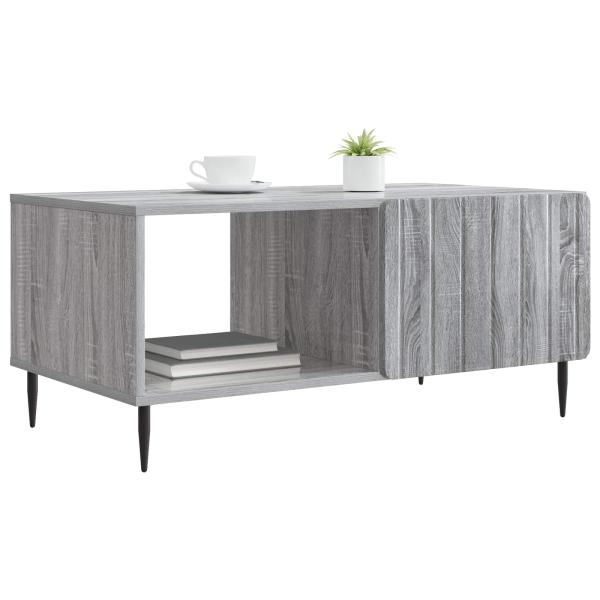 Couchtisch Grau Sonoma 90 x 50 x 40 cm Holzwerkstoff