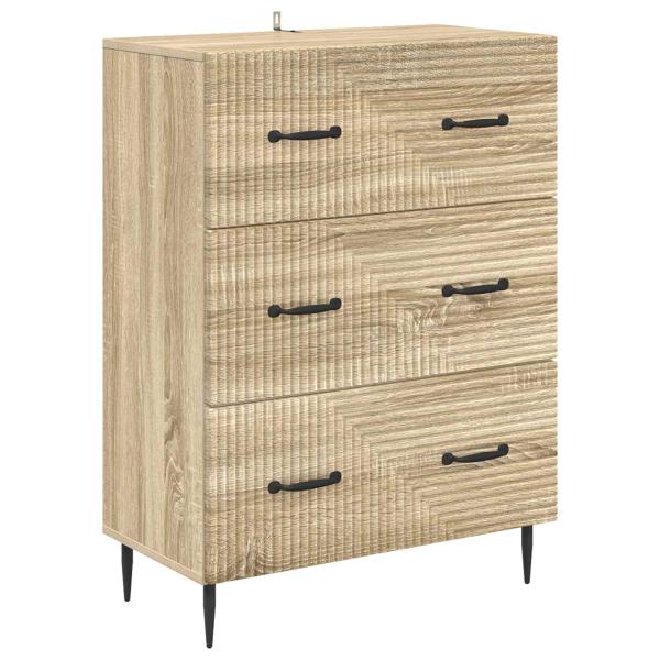 Schubladenschrank 66 x 34,5 x 89,5 cm Holzwerkstoff