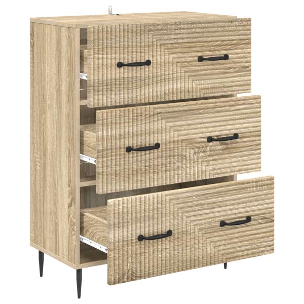 Schubladenschrank 66 x 34,5 x 89,5 cm Holzwerkstoff