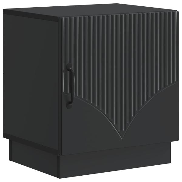 Nachttisch 2 stk. Schwarz 43 x 34,5 x 47 cm Holzwerkstoff