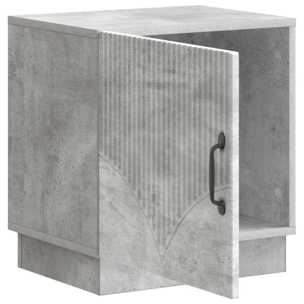 Nachttisch Beton Grau 43 x 34,5 x 47 cm Holzwerkstoff