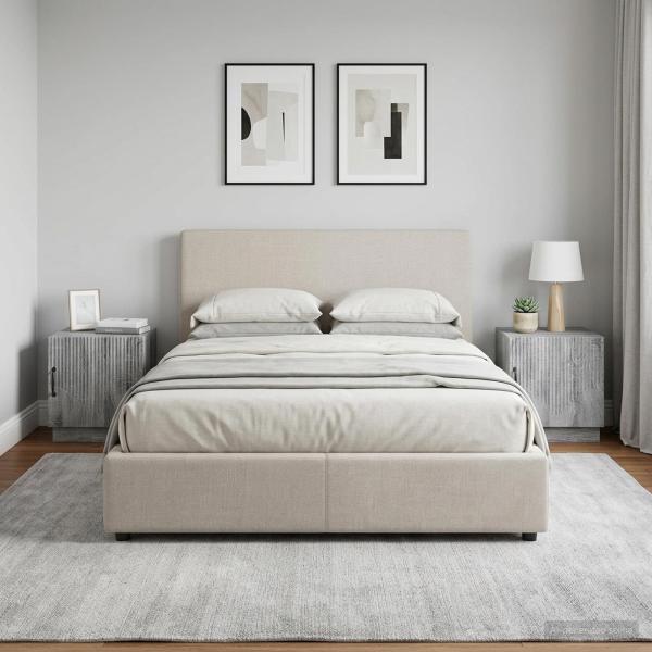 Nachttisch 2 stk. Grau Sonoma 43 x 34,5 x 47 cm Holzwerkstoff