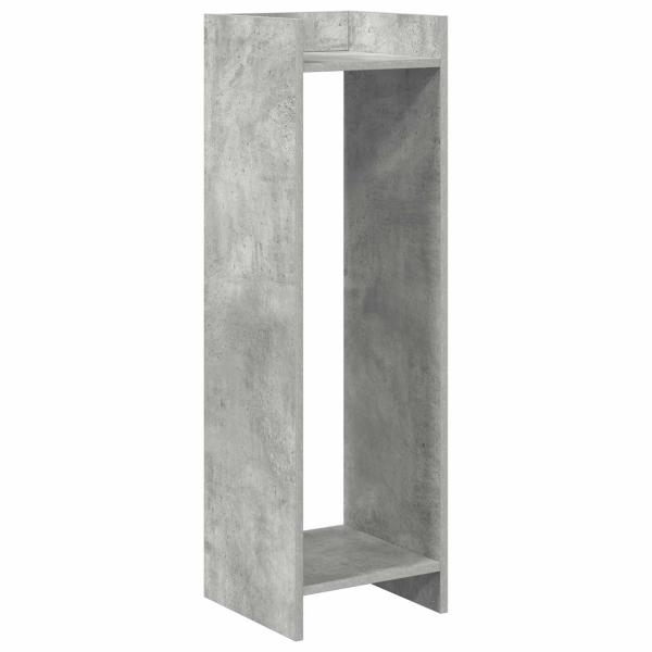 Pflanzenständer 2 Stk. Betongrau 30 x 30 x 100 cm Holzwerkstoff