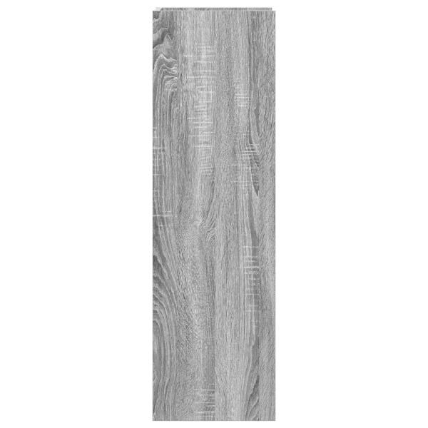 Pflanzenständer Sonoma-Grau 30 x 30 x 100 cm Holzwerkstoff