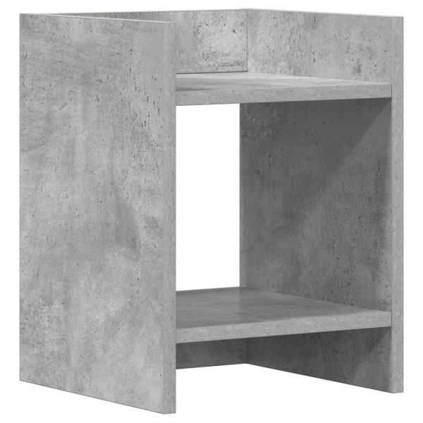 Pflanzenständer 2 Stk. Betongrau 30 x 30 x 40 cm Holzwerkstoff