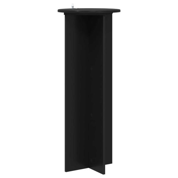 Pflanzenständer 2 Stk. Schwarz Ø40 x 100 cm Holzwerkstoff