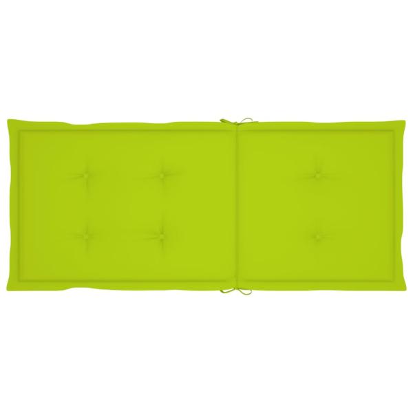 Verstellbare Gartenstühle 3 Stk. mit Auflagen Massivholz Akazie