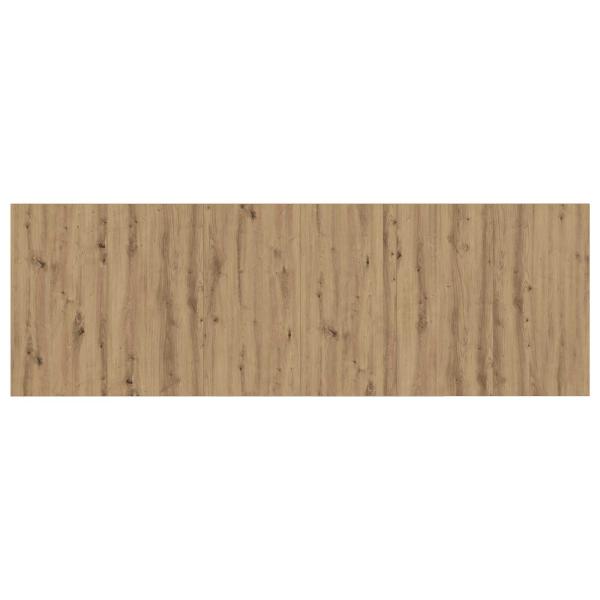 Kopfteil mit Schrank 3 Stk. Artisan-Eiche Holzwerkstoff