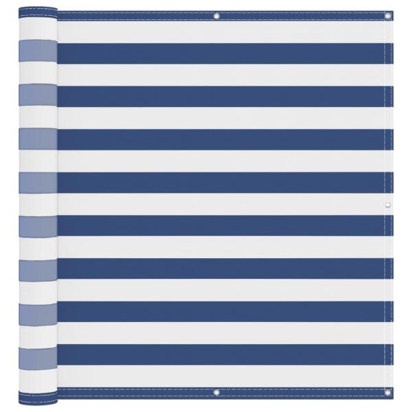 Balkonsichtschutz 120 x 200 cm Oxford-Stoff Rechteckig