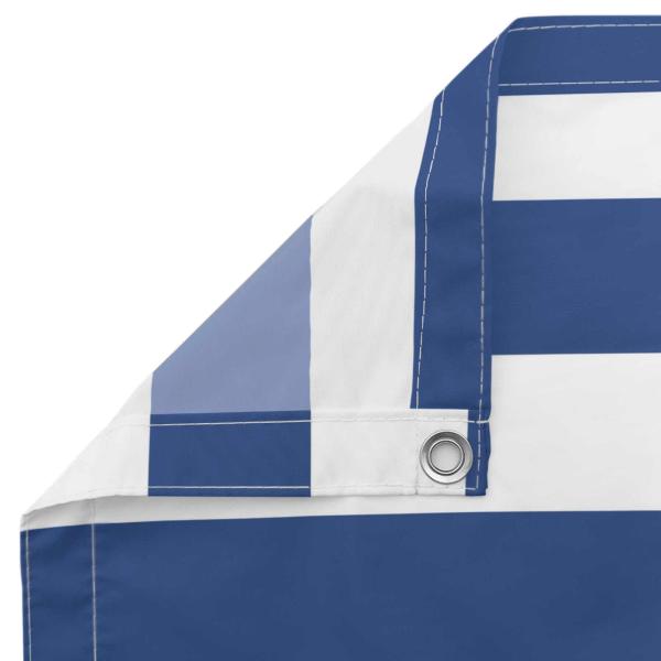 Balkonsichtschutz 120 x 200 cm Oxford-Stoff Rechteckig