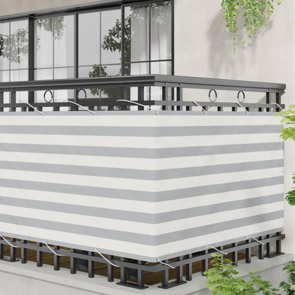 Balkonsichtschutz 100 x 800 cm Oxford-Stoff Rechteckig