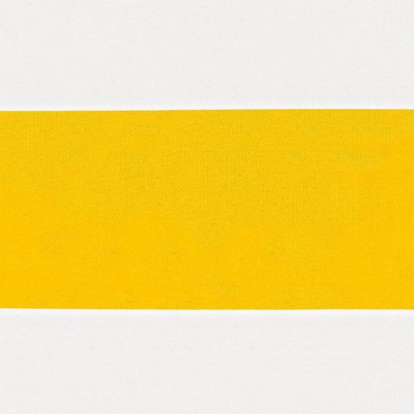 Sonnensegel Gelb und Weiß 7 x 4 m 100 % Polyester Oxford