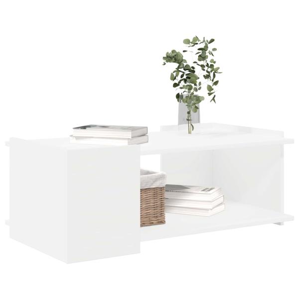 Couchtisch Weiß 90 x 50 x 33 cm Holzwerkstoff