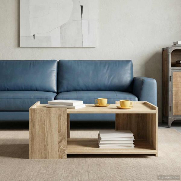 Couchtisch Sonoma-Eiche 90 x 50 x 33 cm Holzwerkstoff