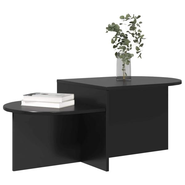 Couchtisch Schwarz Eichen-Optik 100 x 50 x 40 cm Holzwerkstoff