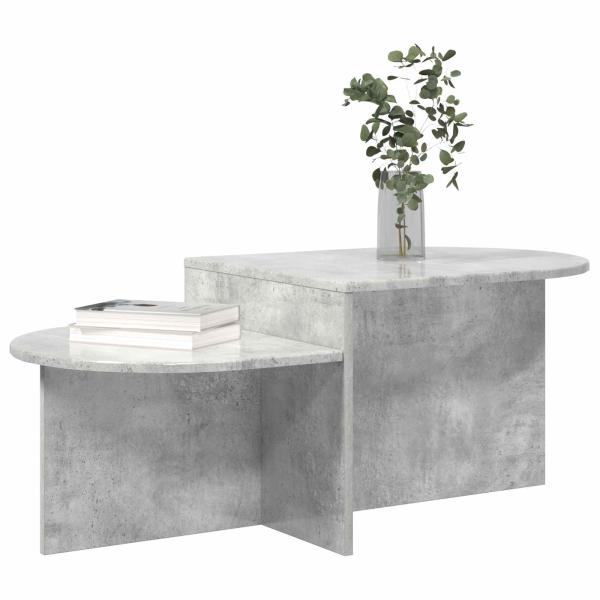 Couchtisch Betongrau 100 x 50 x 40 cm Holzwerkstoff