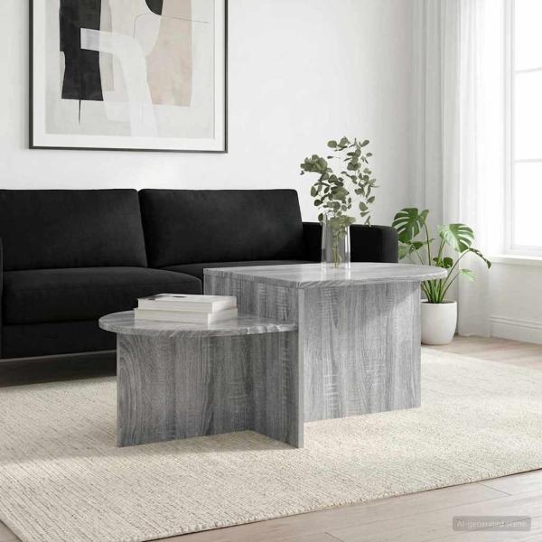 Couchtisch Sonoma-Grau 100 x 50 x 40 cm Holzwerkstoff