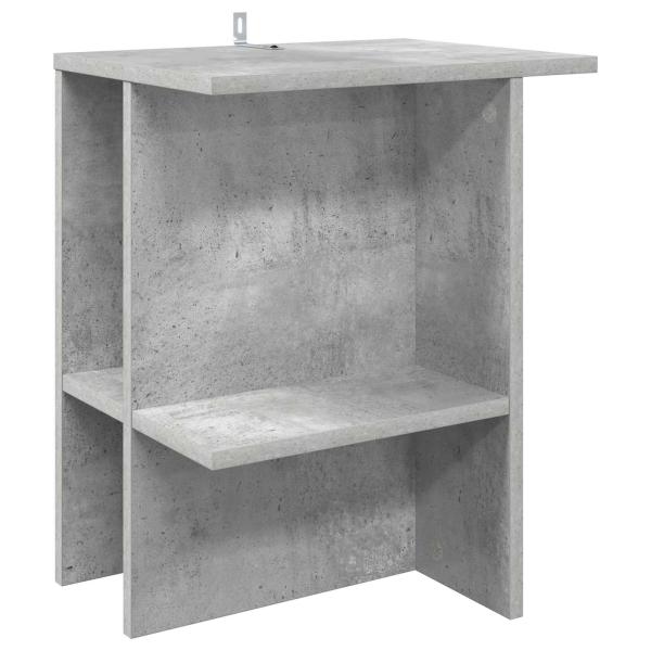 Couchtisch 2 stk. Betongrau 40 x 30 x 49 cm Holzwerkstoff