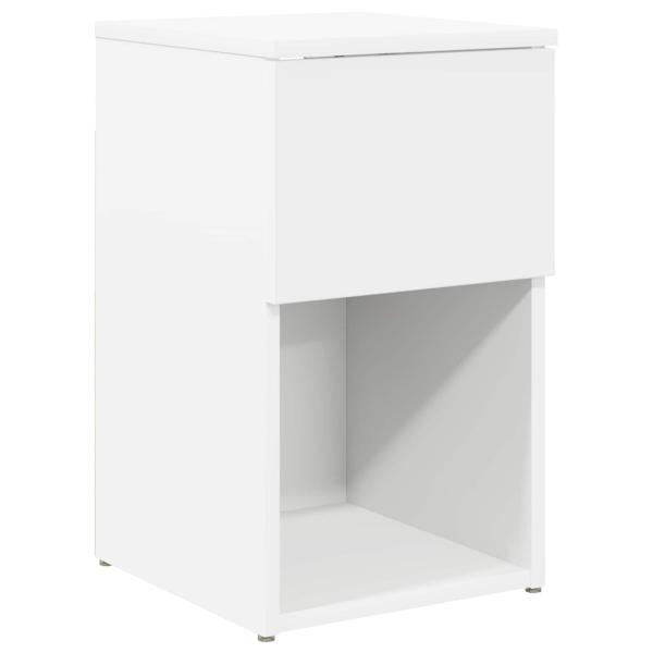 Bettschrank Weiß 29 x 31,5 x 49 cm Holzwerkstoff