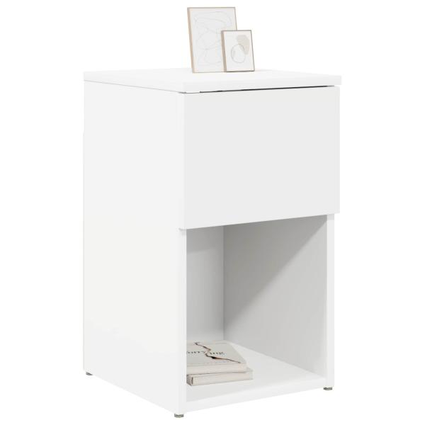 Bettschrank Weiß 29 x 31,5 x 49 cm Holzwerkstoff