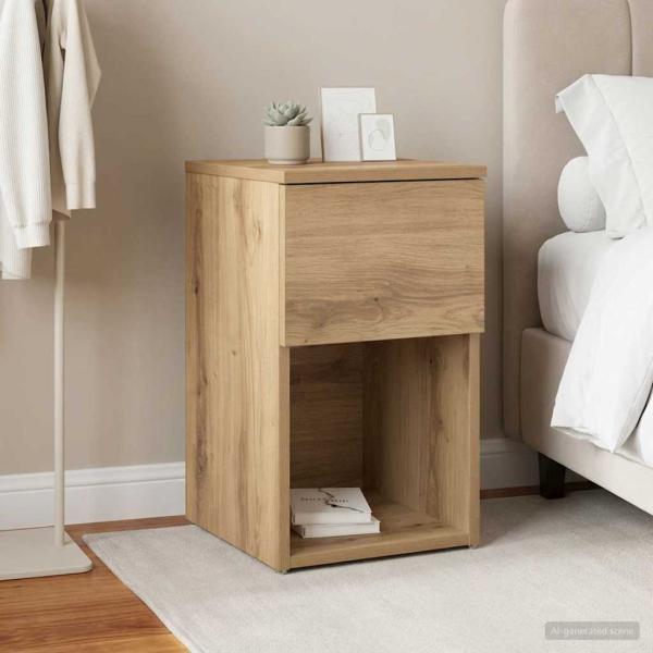 Bettschrank Artisan-Eiche 29 x 31,5 x 49 cm Holzwerkstoff