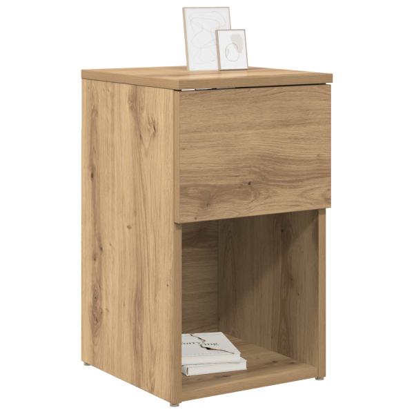 Bettschrank 2 stk. Artisan-Eiche 29 x 31,5 x 49 cm